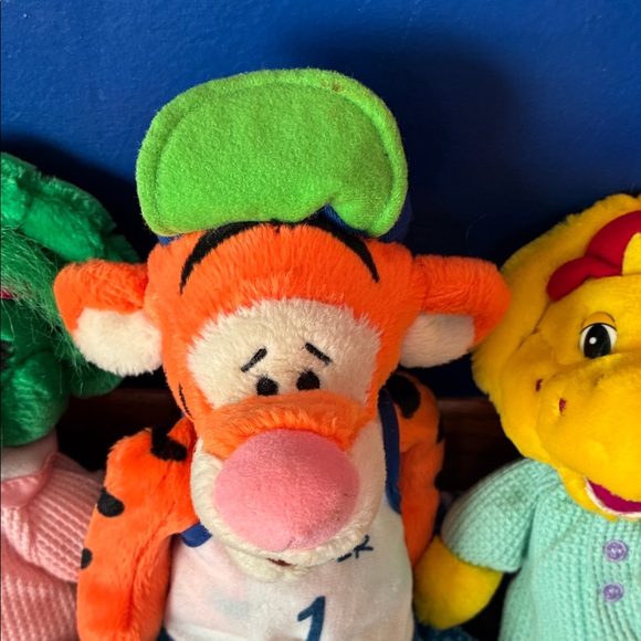 Colorful Plush Dinosaur Toy Set - Picture 4 of 6